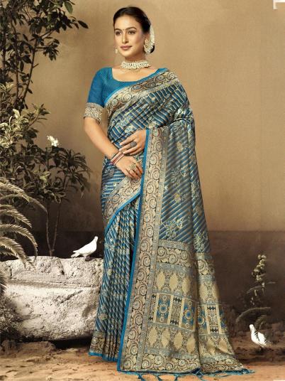 BUNAWAT ALVEER SATAN Silk Saree Wholesale Catalog