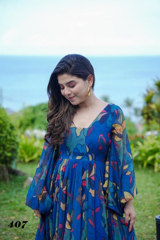 Clora vol 4 Gown Kurti Wholesale Catalog