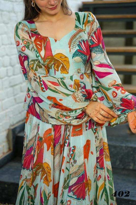 Clora vol 4 Gown Kurti Wholesale Catalog