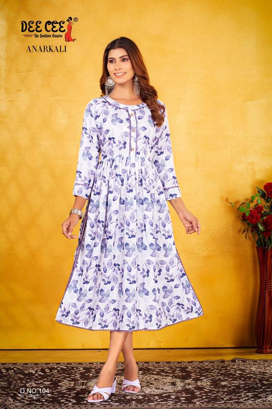 DEECEE ANARKALI Kurti Wholesale Catalog
