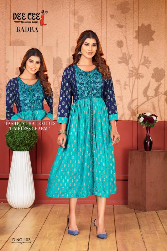DEECEE BADRA Kurti Wholesale Catalog