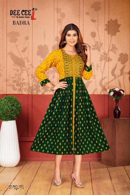 DEECEE BADRA Kurti Wholesale Catalog