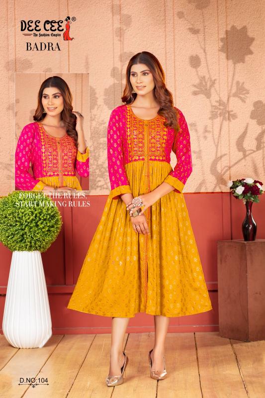 DEECEE BADRA Kurti Wholesale Catalog