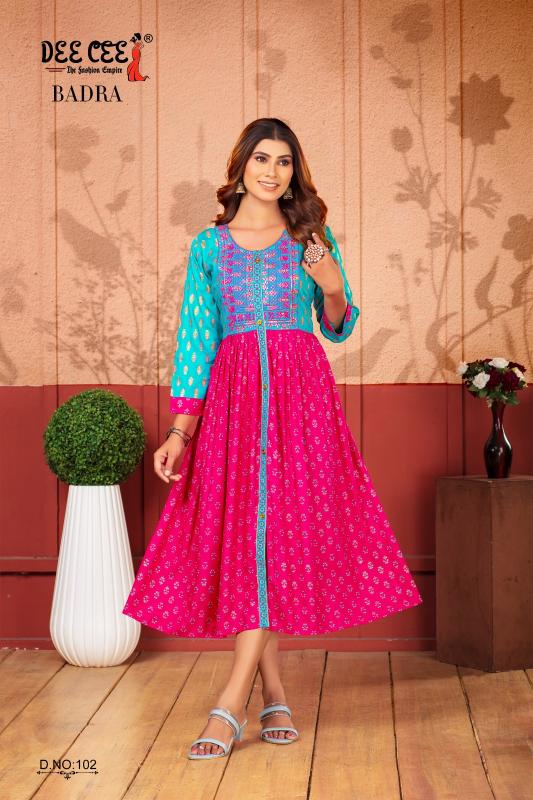 DEECEE BADRA Kurti Wholesale Catalog