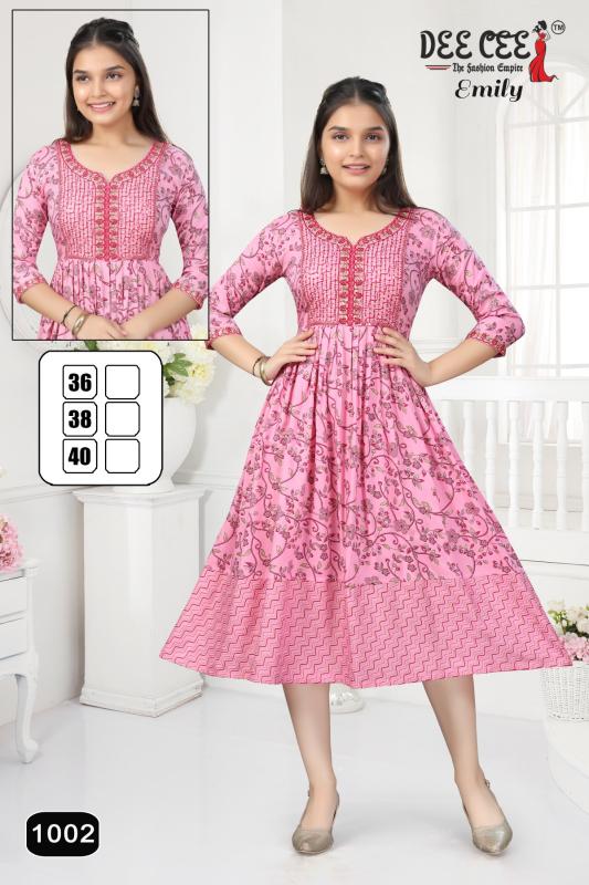 DEECEE EMILY Anarkali Kurti Wholesale Catalog