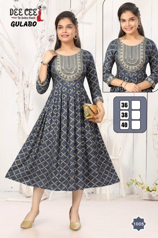 DEECEE GULABO Anarkali Kurti Wholesale Catalog