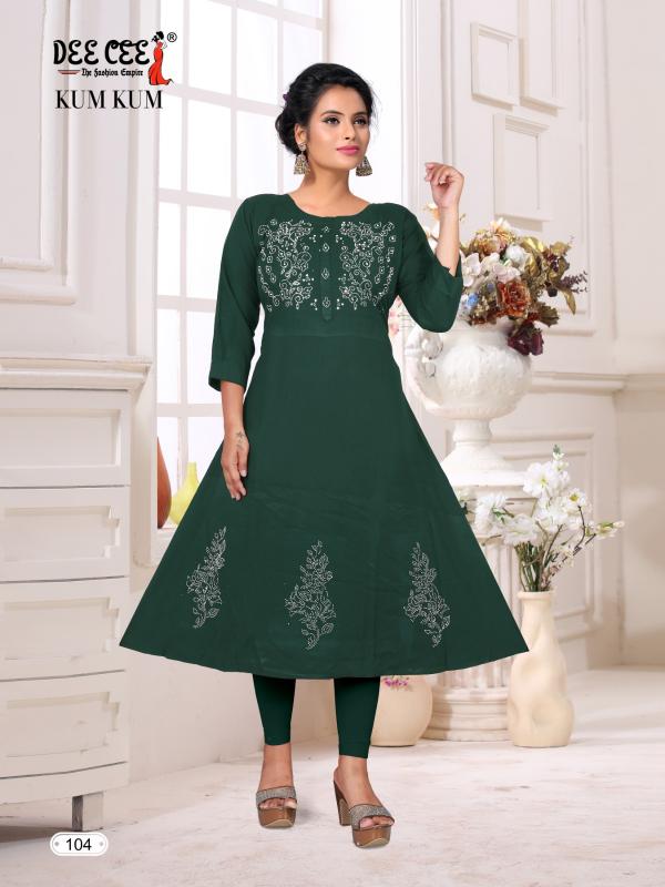 DEECEE KUM KUM Anarkali Kurti Wholesale Catalog