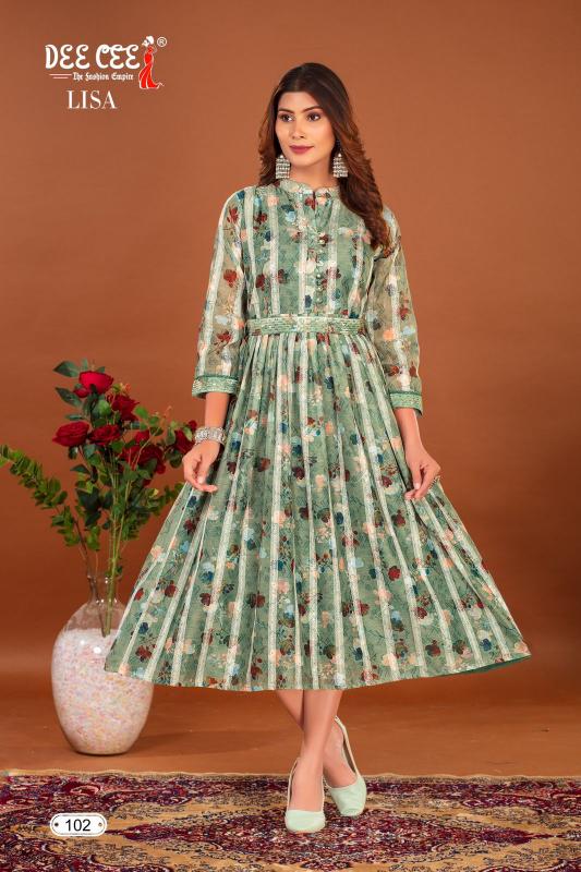 Deecee Lisa Long Kurti Wholesale Catalog