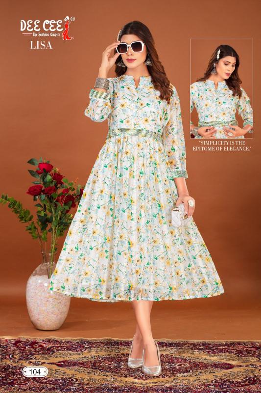 Deecee Lisa Long Kurti Wholesale Catalog