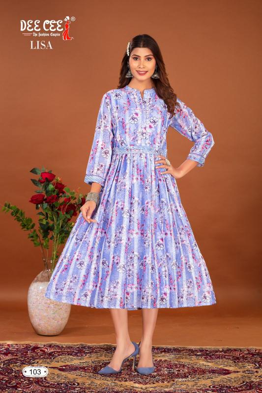 Deecee Lisa Long Kurti Wholesale Catalog