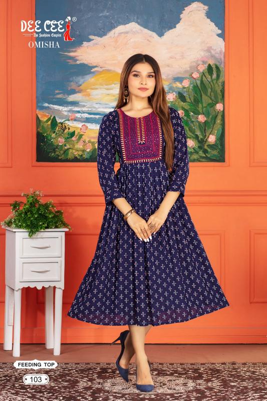 Deecee Omisha Kurti Wholesale catalog