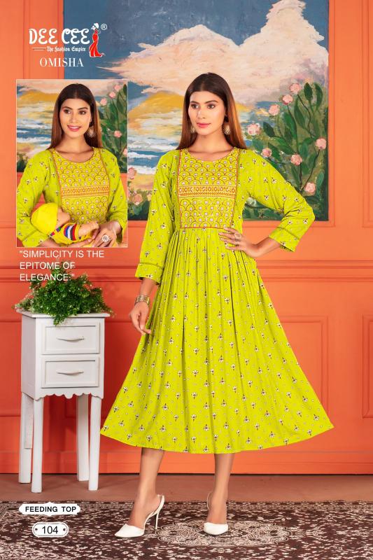 Deecee Omisha Kurti Wholesale catalog