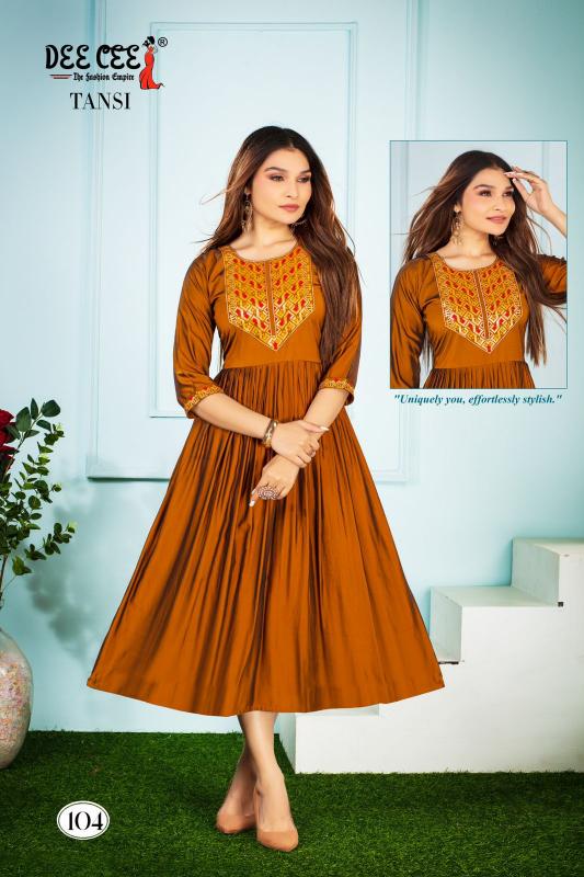 Deecee Rangila Silk Kurti Wholesale catalog