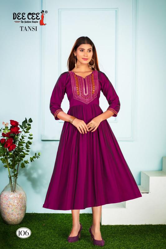 Deecee Rangila Silk Kurti Wholesale catalog
