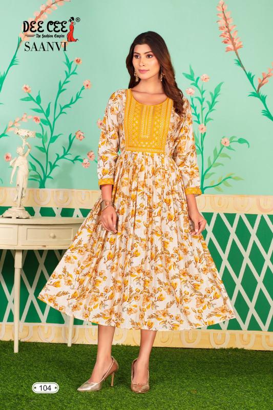 DEECEE Saanvi Long Kurti Wholesale Catalog