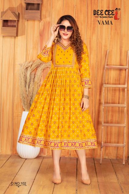 DEECEE VAMA Kurti Wholesale Catalog