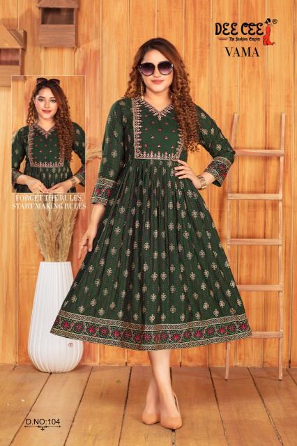 DEECEE VAMA Kurti Wholesale Catalog