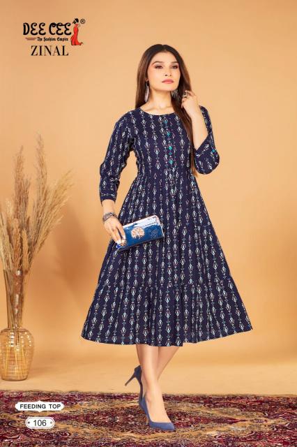 Deecee Zinal Rayon Kurti Wholesale catalog