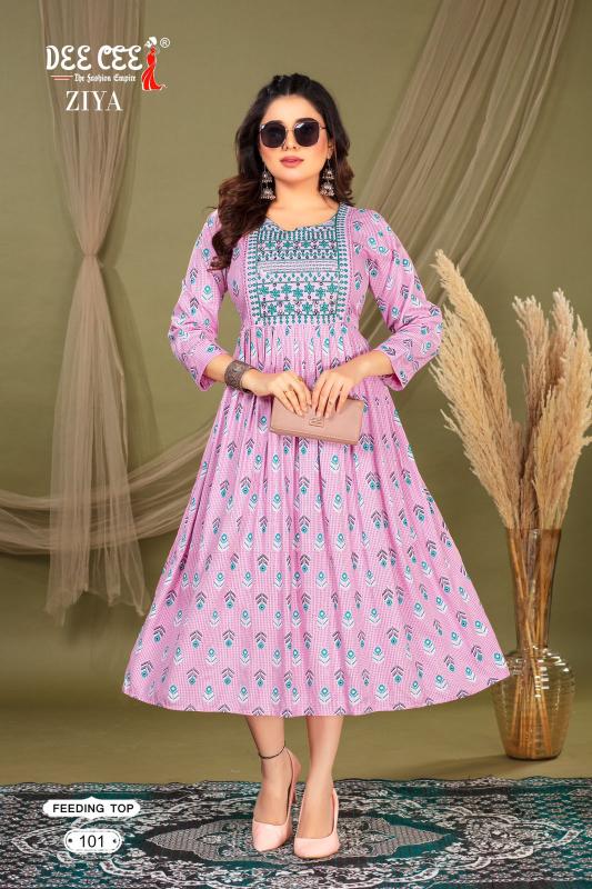 Deecee Ziya Kurti Wholesale catalog