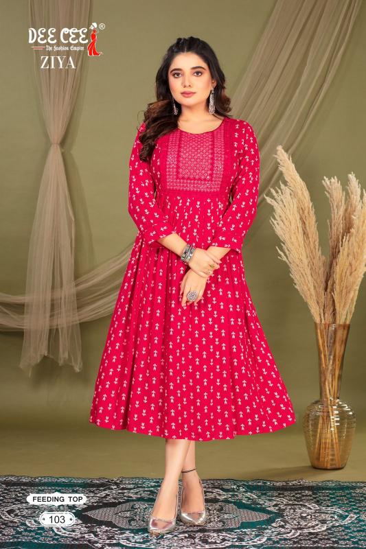 Deecee Ziya Kurti Wholesale catalog