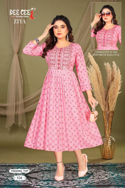 Deecee Ziya Kurti Wholesale catalog