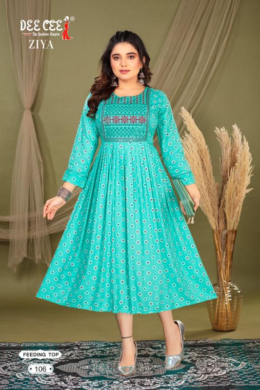 Deecee Ziya Kurti Wholesale catalog