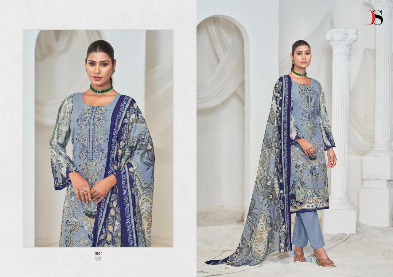 Deepsy Gulnoor Cotton Dupatta Salwar Kameez Wholesale Catalog