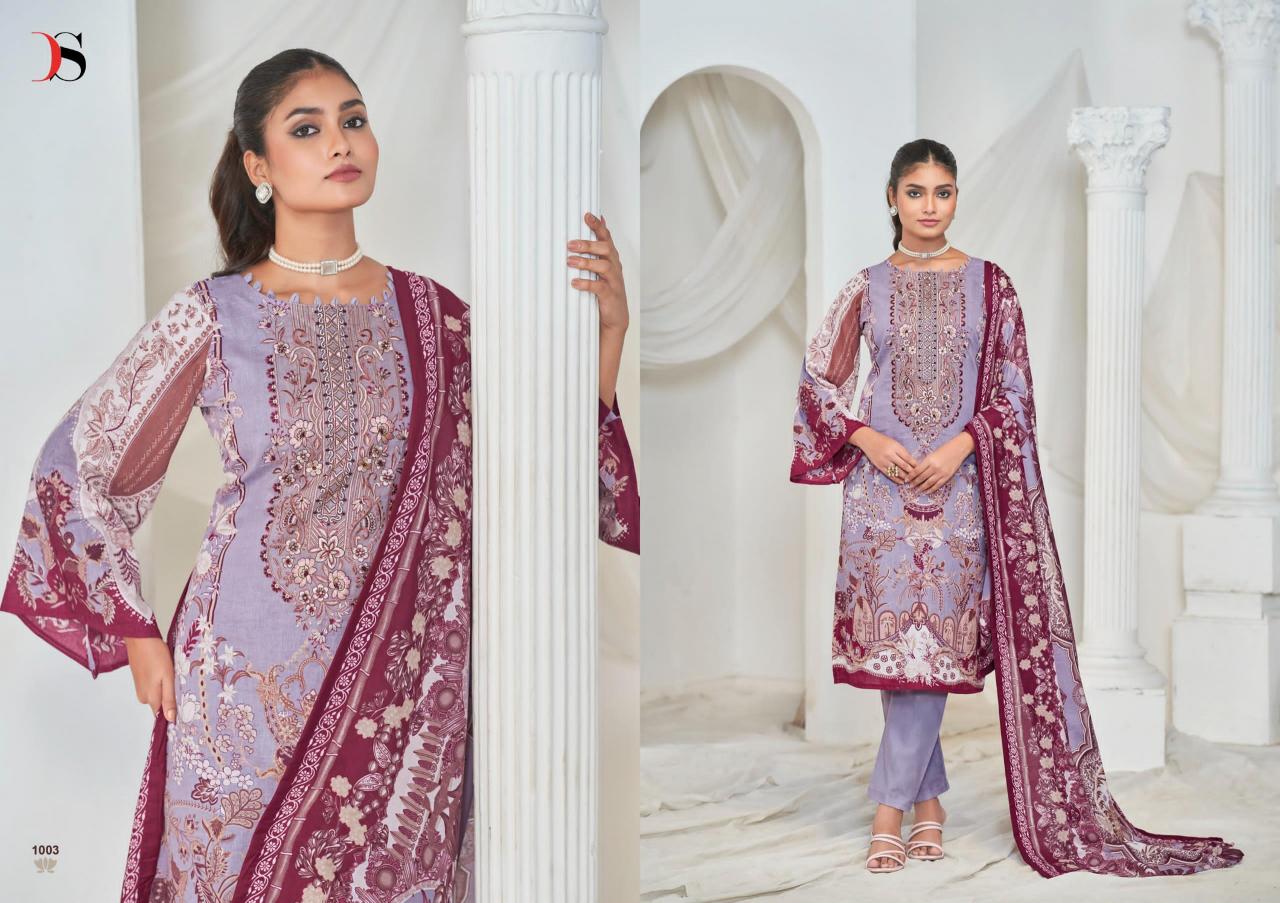 Deepsy Gulnoor Cotton Dupatta Salwar Kameez Wholesale Catalog