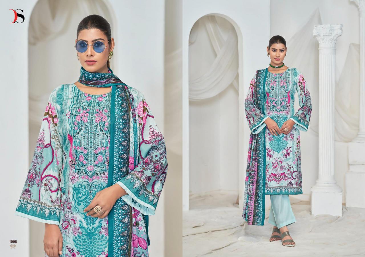 Deepsy Gulnoor Cotton Dupatta Salwar Kameez Wholesale Catalog