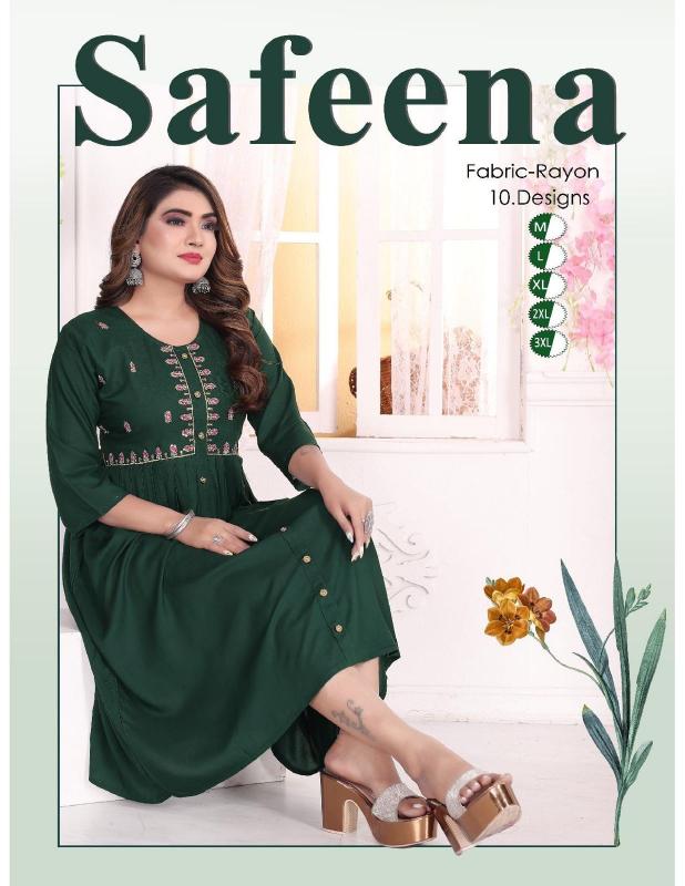FASHION TAK SAFEENA Kurti Wholesale catalog