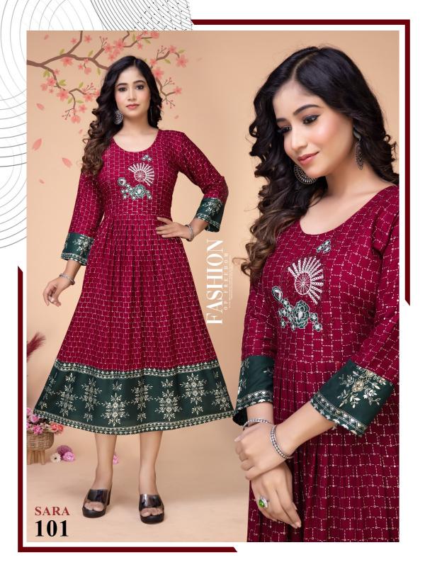 Fashion Talk Sara Vol 0.1 Kurti Wholesale Catalog