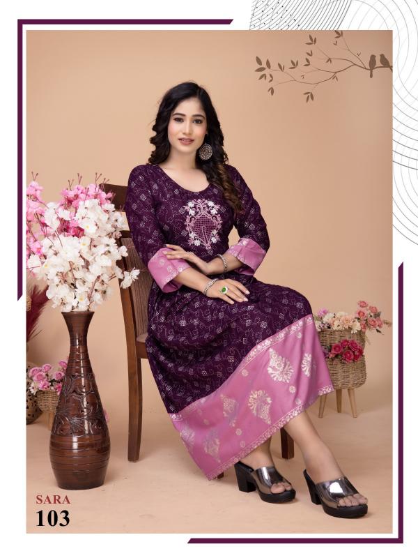 Fashion Talk Sara Vol 0.1 Kurti Wholesale Catalog