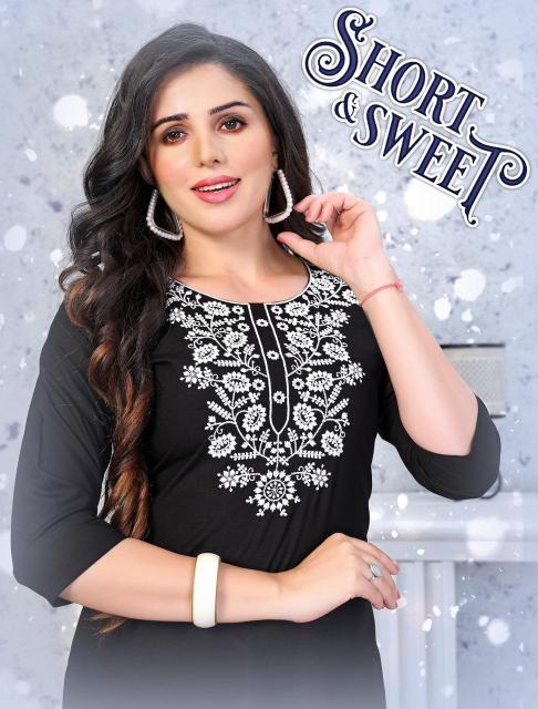 FASHION TALK SHORT & SWEET Kurti Top Wholesale Catalog