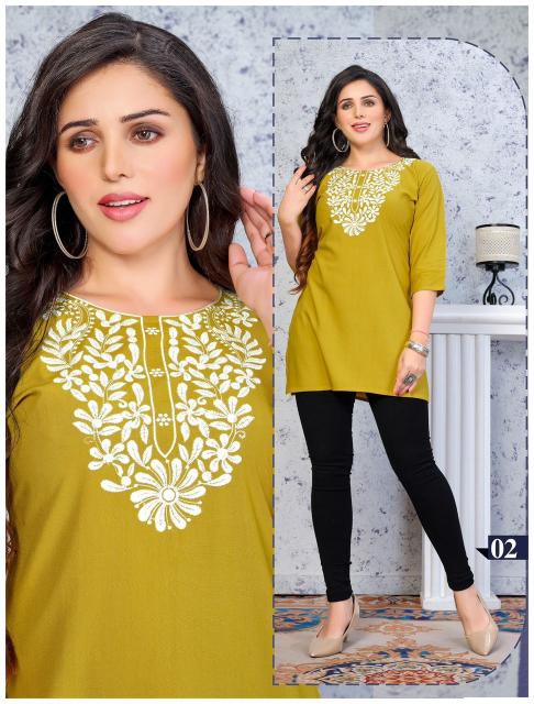 FASHION TALK SHORT & SWEET Kurti Top Wholesale Catalog