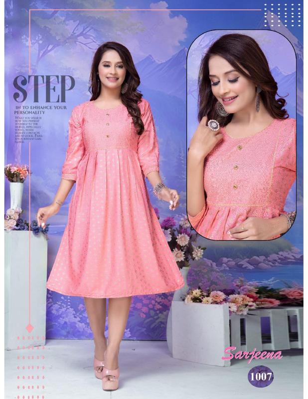 GOLDEN SARJEENA Kurti Wholesale catalog