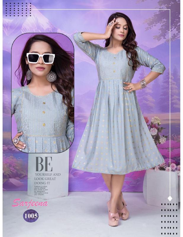 GOLDEN SARJEENA Kurti Wholesale catalog