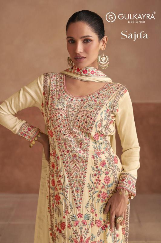 Gulkayra Sajda Chinon Designer Salwar Suits Wholesale Catalog