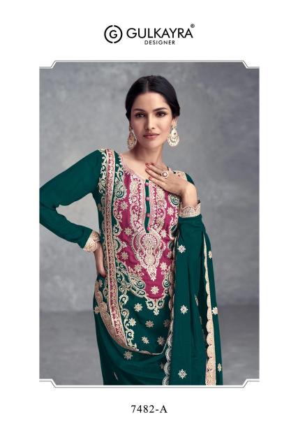 Gulkayra Sayra Chinon Designer Salwar Kameez Wholesale Catalog