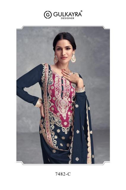 Gulkayra Sayra Chinon Designer Salwar Kameez Wholesale Catalog