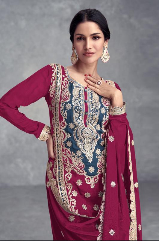 Gulkayra Sayra Chinon Designer Salwar Kameez Wholesale Catalog