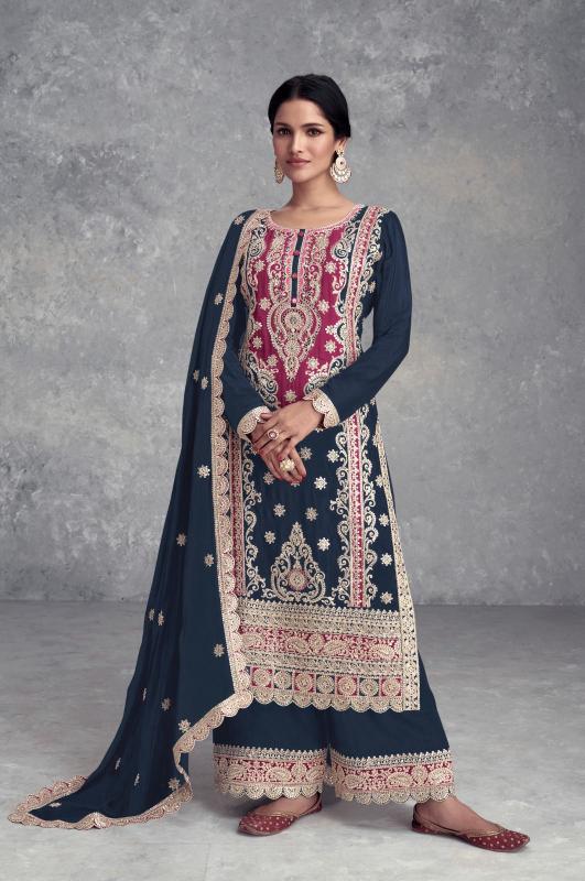 Gulkayra Sayra Chinon Designer Salwar Kameez Wholesale Catalog