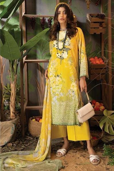 Hazzel 021 Cotton Dupatta Salwar Kameez Wholesale catalog