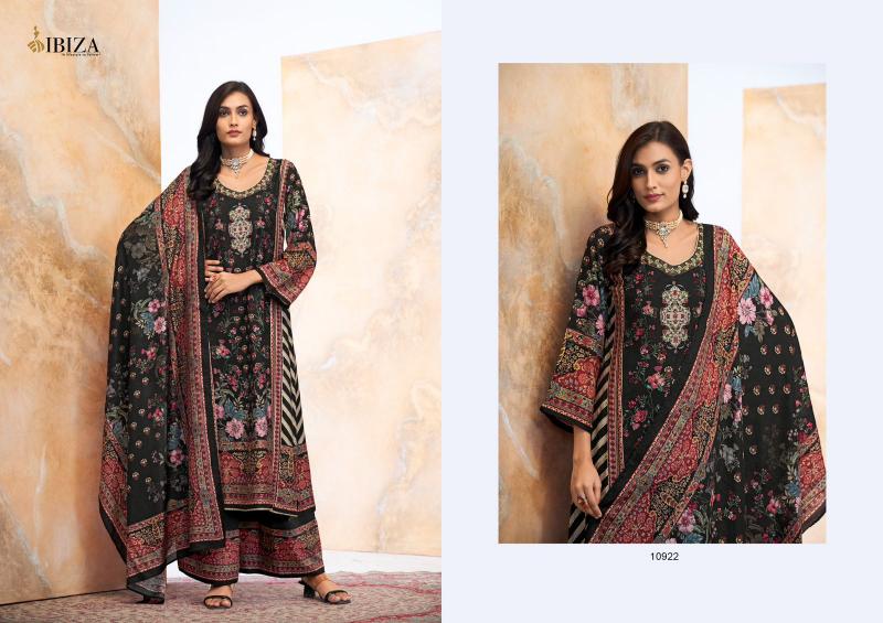Ibiza Falak Muslin Digital Printed Salwar Kameez Wholesale Catalog