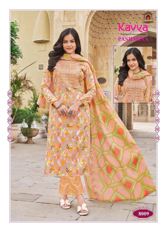 KAVYA  PASHMINA Vol 8 Kurti Wholesale Catalog