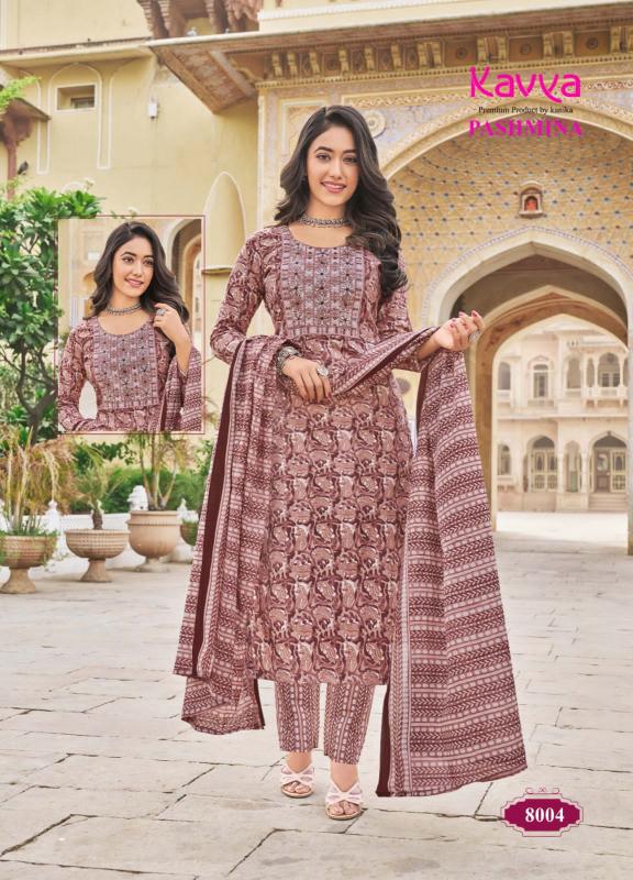 KAVYA  PASHMINA Vol 8 Kurti Wholesale Catalog