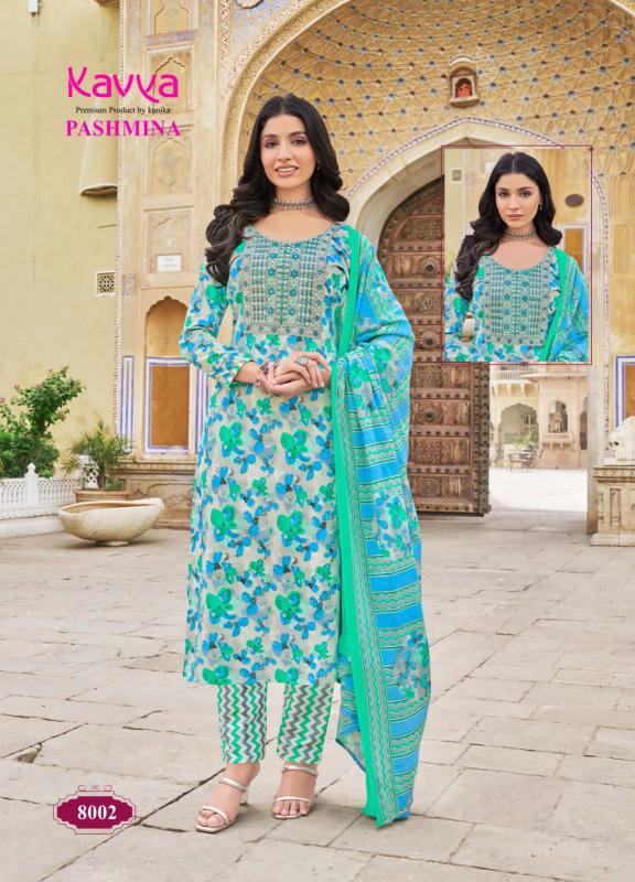 KAVYA  PASHMINA Vol 8 Kurti Wholesale Catalog