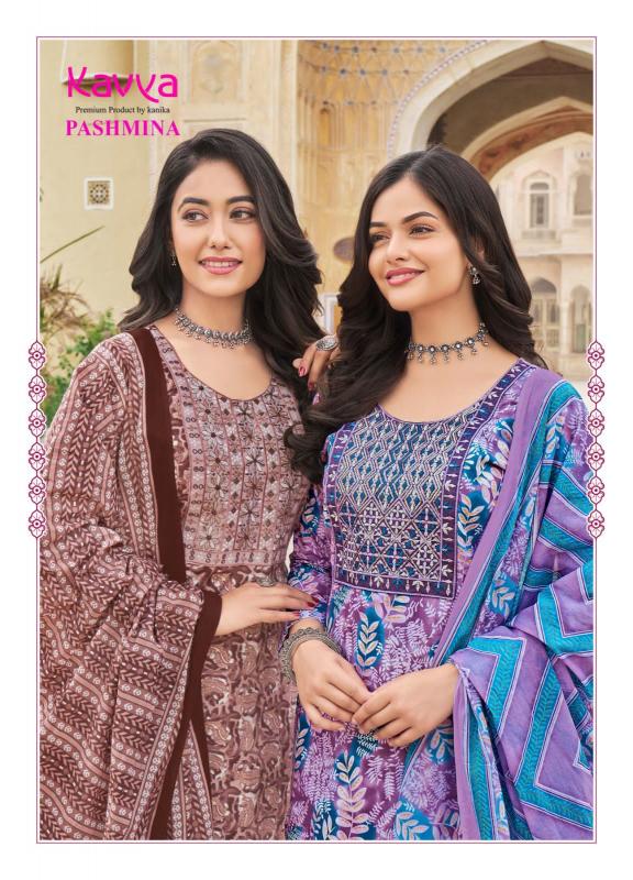 KAVYA  PASHMINA Vol 8 Kurti Wholesale Catalog