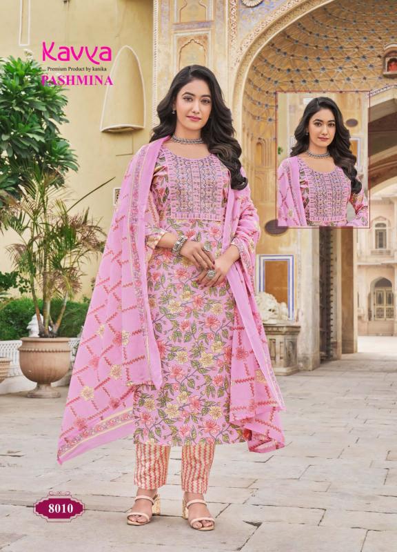 KAVYA  PASHMINA Vol 8 Kurti Wholesale Catalog