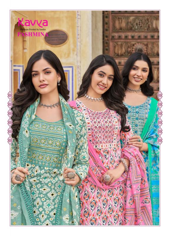 KAVYA  PASHMINA Vol 8 Kurti Wholesale Catalog