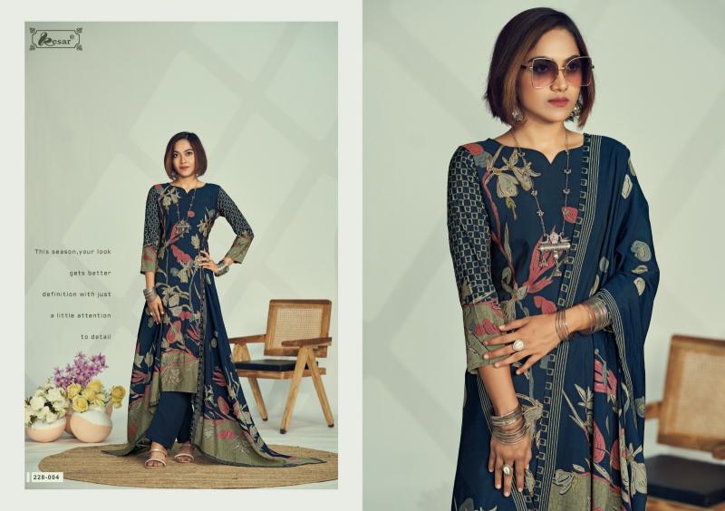 Kesar Shanaya Vol 4 Muslin Viscose Dress Material Wholesale catalog